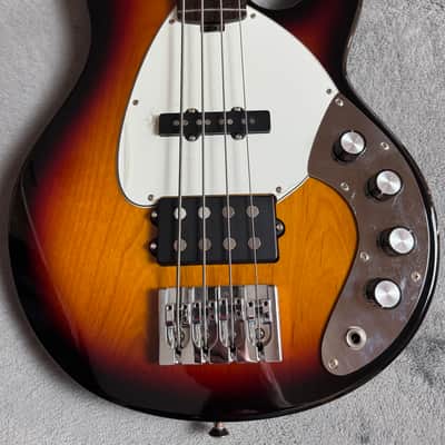 Immagine D. Lakin Shark 4 Bass 2015 3-Tone Sunburst – Early Serial S4 004 – Hipshot – Gig Bag - 19