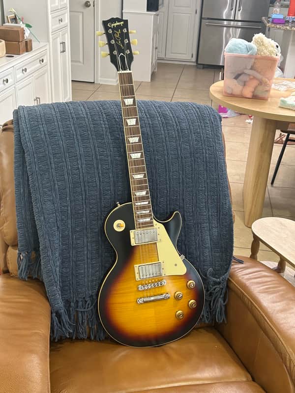 Epiphone "Inspired by Gibson Custom" '59 Les Paul Standard 2024 - 2025 Tobacco Burst with Gibson Custombuckers image 1