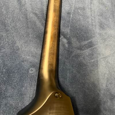 2021 Solar Guitars V1.6AFBB Flying V in Flame Black Burst with Gigbag image 18
