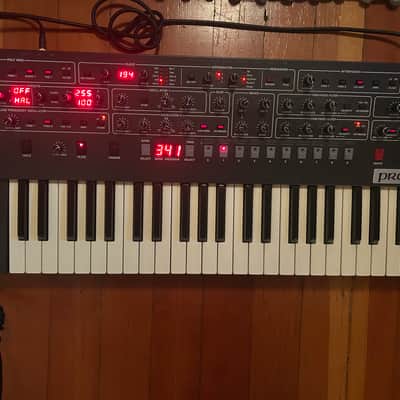 Sequential Prophet-6 49-Key 6-Voice Polyphonic Synthesizer 2018 - 2020 - Black with Wood Sides