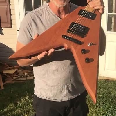 the Flying MV Black Diamond Guitar Hand Crafted In AMERICA image 2