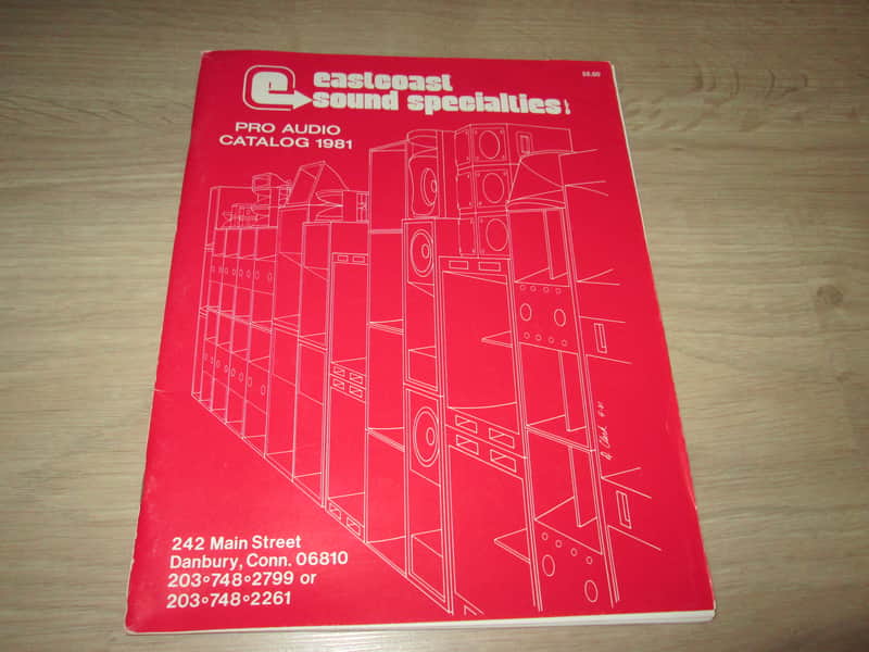 Eastcoast Sound Specialties - Pro Audio Catalog 1981 - Lexicon 224 - Original Vintage Pro Audio Brochure image 1