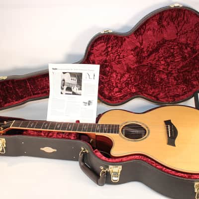 2012 • Taylor 814ce-LTD Cocobolo Acoustic/Elec • 2012 • Lefty • OHSC • Stunning image 1
