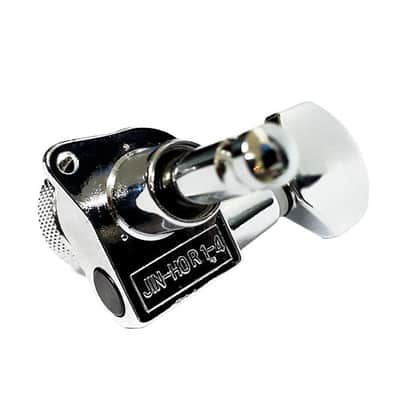Jinho Locking Tuners JN-07SP Electric Guitar Machine Heads Tuners - Chrome - 4R 3L image 3