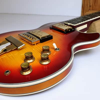 Greco LS-120 1988 - Cherry Sunburst- Gibson L-5S copy. MIJ image 4