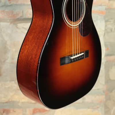 EASTMAN E1 P DLX Deluxe - All Solid Parlor - Sunburst with Fishman Presys VT image 24
