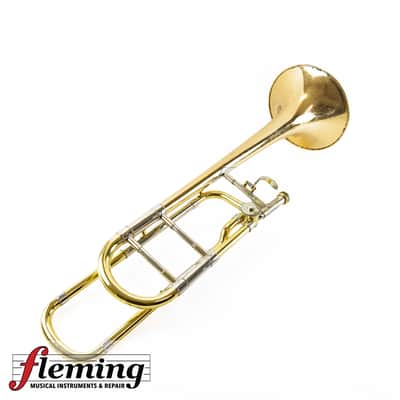 Bach Stradivarius 42G Professional Tenor Trombone - Gold Brass Bell image 12