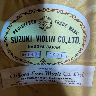 Suzuki Round back Mandolin 1971 - Natural Gloss image 8