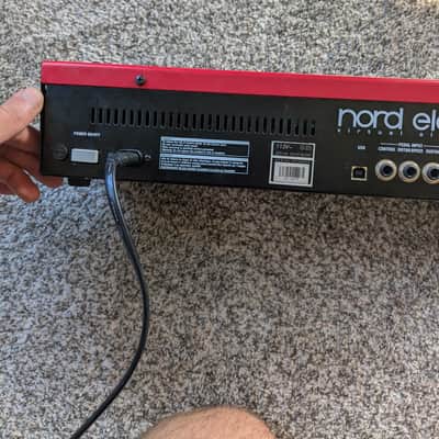 Nord Electro 2 Rack Rackmount Virtual Electromechanical Piano 2002 - 2009 - Red image 5