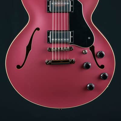 Collings I-35 LC Metallic Burgundy Mist Semi-Hollow Body Custom NEW - Metallic Burgundy Mist image 4