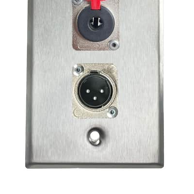 Stainless PROCRAFT SPL-2X-ST-VAR 1 Gang Stainless Pro Audio Installation Wall Plate Loaded, Made in the USA-RJ45 (CAT 5) Feed-Thru / HDMI Feed-Thru image 18