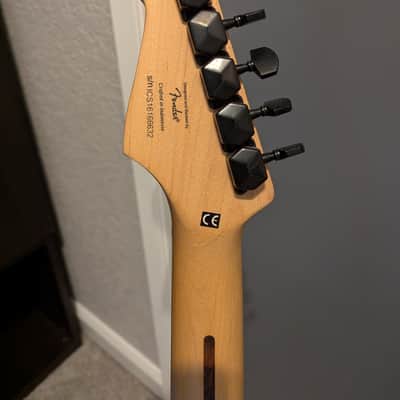 Fender Squier Strat Bullet 2016 - Gloss Black w/EMG Pick Ups image 6