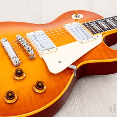 1982 Greco Mint Collection EG58-120 '58 Spec Burst Lemon Drop Sunburst, EGF-1200 Super Real, Japan Fujigen image 6