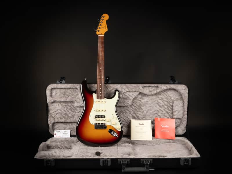 2022 Fender American Ultra Stratocaster HSS with Rosewood Fretboard - Ultraburst | USA Coil-Tap Compound Radius Locking Tuner | CoA OHSC image 1