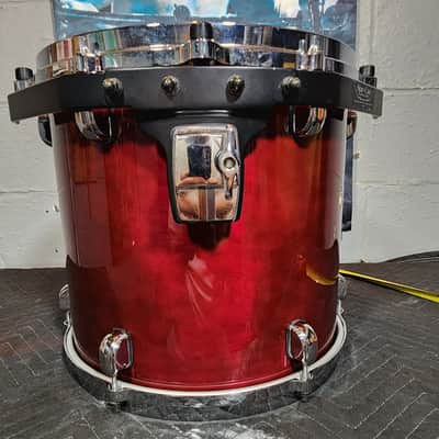 Tama Starclassic Performer 13x12 Rack Tom, Transparent Red. Vintage .1994 image 18