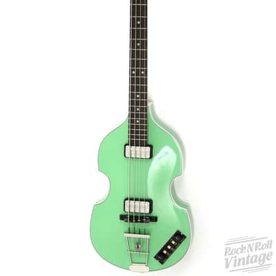Hofner 500/1 Gold Label Violin Bass Surf Green B-Stock image 4