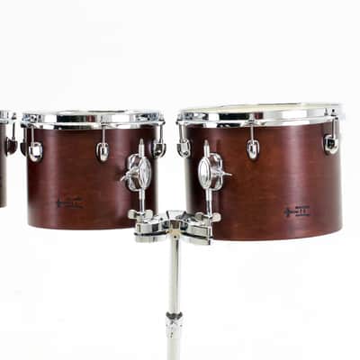 TreeHouse Custom Drums Academy Concert Toms - Small Four 6-8-10-12 EARTH BROWN image 3