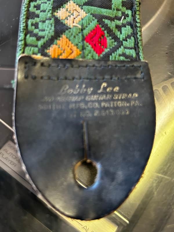 Bobby Lee Vintage Woodstock Hendrix Guitar Strap Jacquard 60's Sweet Ace USA image 1
