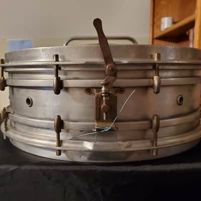 Slingerland Geisler Snare Drum 4.5x14 1920s - Cast Aluminum image 1