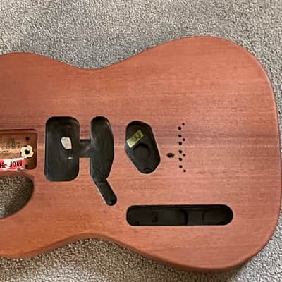 lefty left handed Fender Mod Shop Mahogany Telecaster guitar body American Professional 5 lb 8 oz image 1