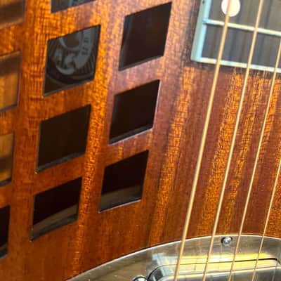 National Reso-Phonic Reso Rocket WB (Wood Body) 2023 Mahogany w/ Hotplate - IN STOCK NOW! image 7