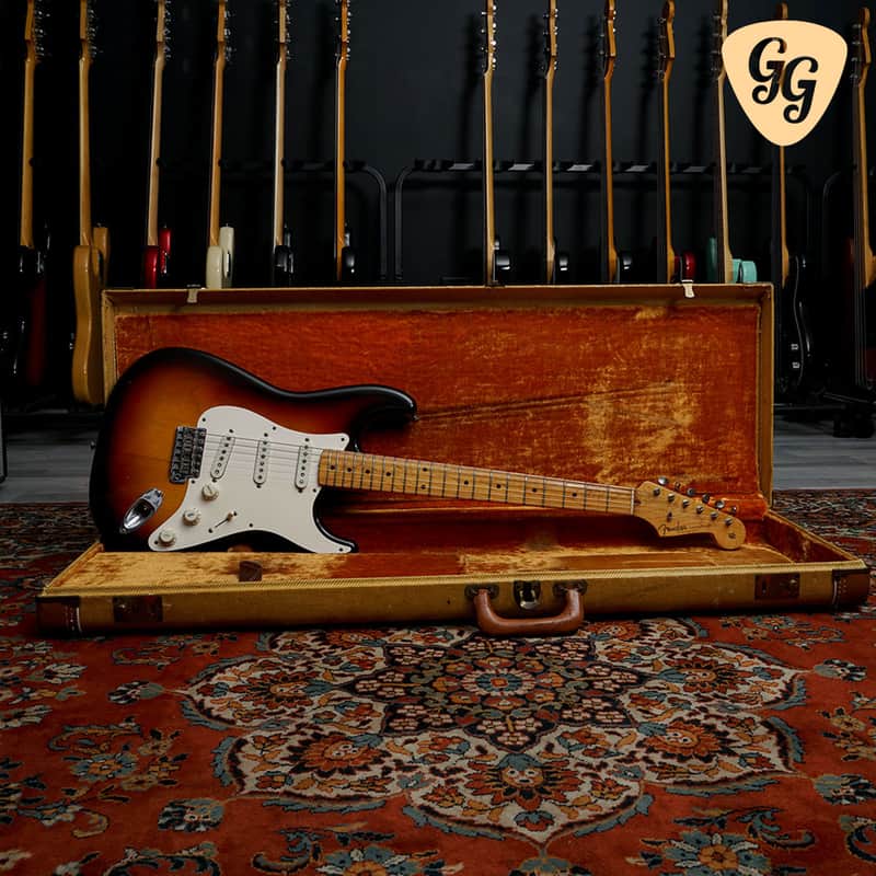 Fender Stratocaster 1959 - Sunburst + OHSC - All Original image 1