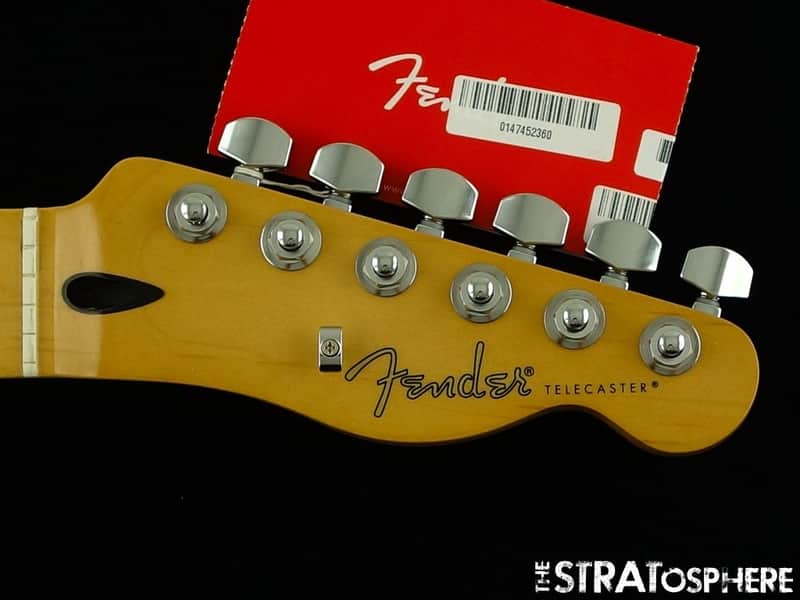 Fender Player II Modified Tele NECK + LOCKING TUNERS, Rolled Edges ''C'', Maple image 1