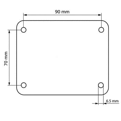 Premier APK XPK Bass Drum Handmade Cover/Blanking Plate Stainless Steeel image 3