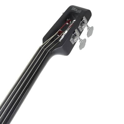 Stagg EDB-3/4 TB Solid Maple Top & Neck Upright 3/4 Size Electric Double Bass w/Gig Bag image 3