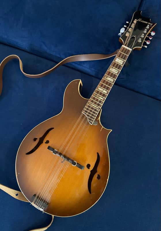 Vintage Harmony Batwing Mandolin Bild 1