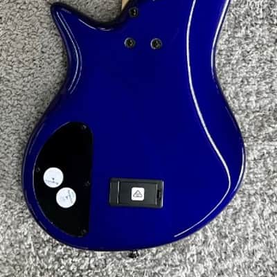 Jackson JS Series Spectra Bass Guitar JS3V, Laurel Fingerboard, Indigo Blue image 3