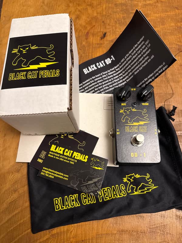 Black Cat OD-1 Freddie Fuzz Pedal | Reverb