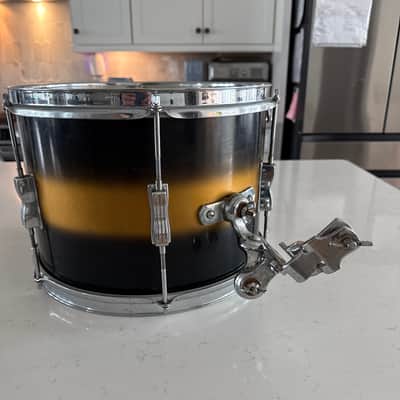 Ludwig Club Date 9x13" Rack Tom with Keystone Badge 1968 - 1969 - Black/Gold Duco Lacquer image 2