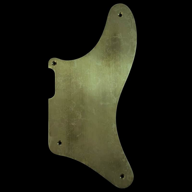 Made-to-Order - Aged Brass - FilterTron Style Cabronita Telecaster Pickguard Scratchplate for Fender - Hand-finished image 1