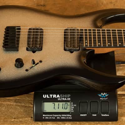 Jackson Pro Plus Misha Mansoor Juggernaut HT7 - Caramelized Maple - Silverburst Sparkle - 7-String image 8