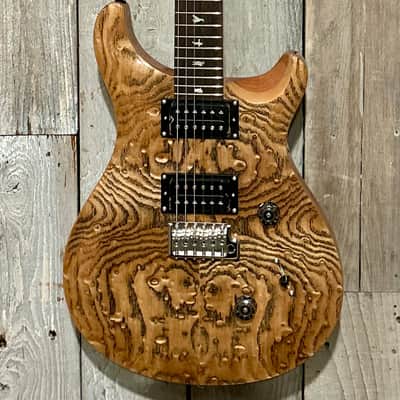 New Limited Edition PRS SE Custom 24 Exotic - Natural, Swamp Ash Veneer, Gorgeous One of A Kind Guitar! Ships Fast! image 2