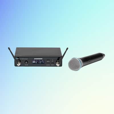 Samson Concert 99 Handheld System Frequency-Agile UHF Wireless System-D Band: 542 to 566 MHz *USA Small Business* image 2
