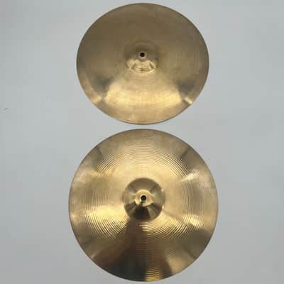 60s Paiste Formula 602 14" Hi-Hats (828g/870g) image 8