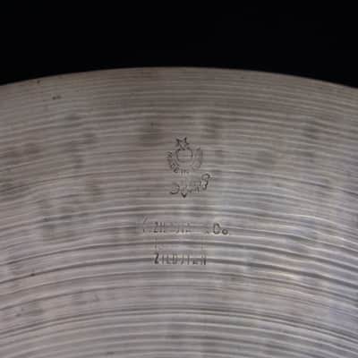 Zildjian 18" K Istanbul cymbal Older New Stamp 1400g 1967–1972 image 3