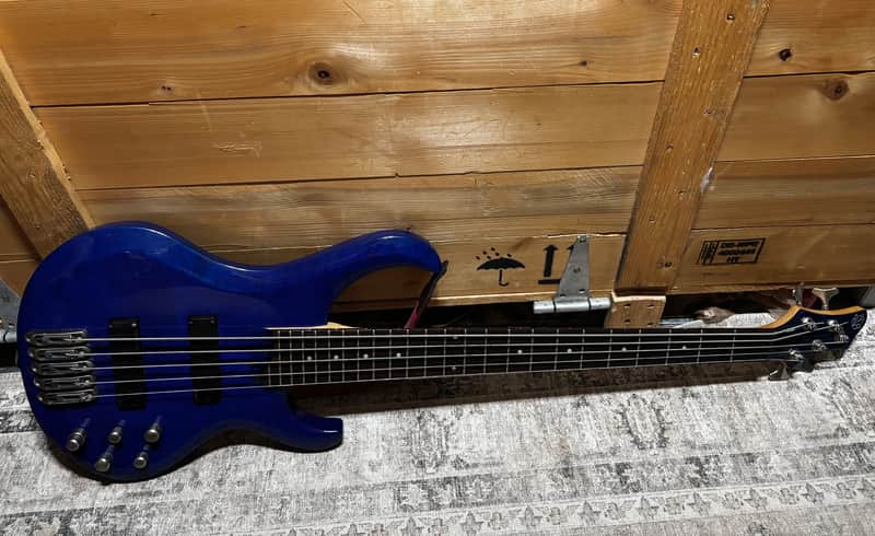 Ibanez BTB405QM-TB Standard 2001 - 2002 - Transparent Blue image 1