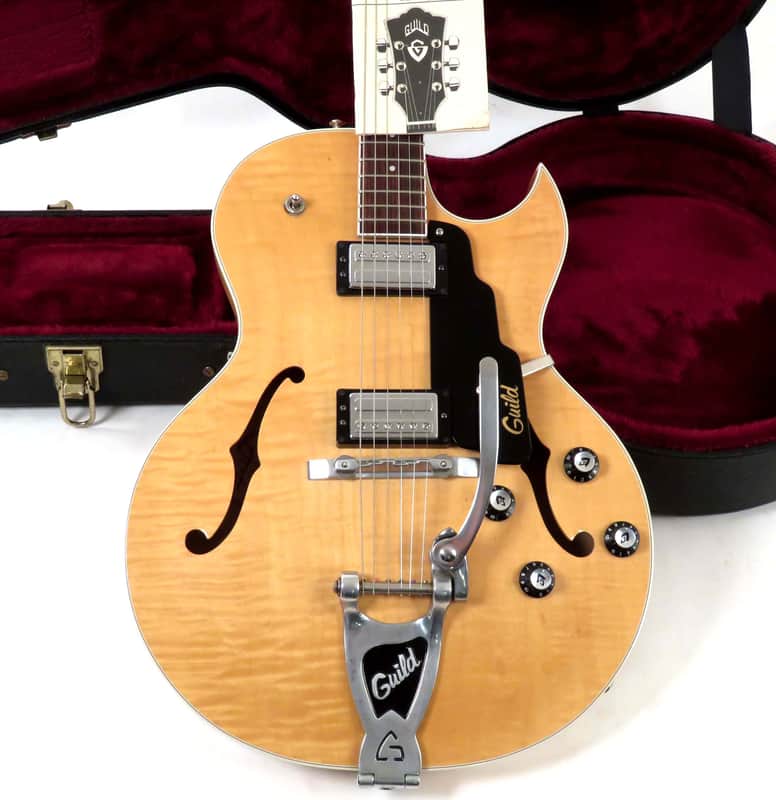 1999 Guild Starfire III - Flamed Maple Natural Blonde - SF-3 USA Westerly, RI Made image 1