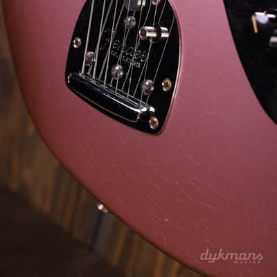 Fender Custom Shop '64 Jaguar Journeyman  Faded Aged Burgundy Mist Metallic image 16