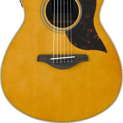 Yamaha AC1M Vintage Natural Acoustic Electric Guitar image 3