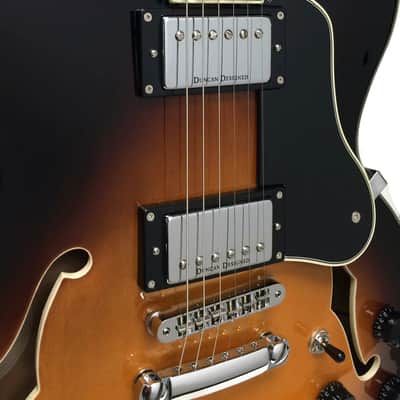 Alvarez AAT33/TSB Jazz & Blues Series Archtop Semi-Hollowbody Electric Guitar image 3