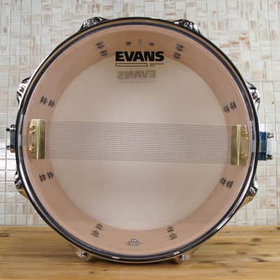Click Custom 10ply Maple 6x12 Snare Drum Light Blue Pearl image 9
