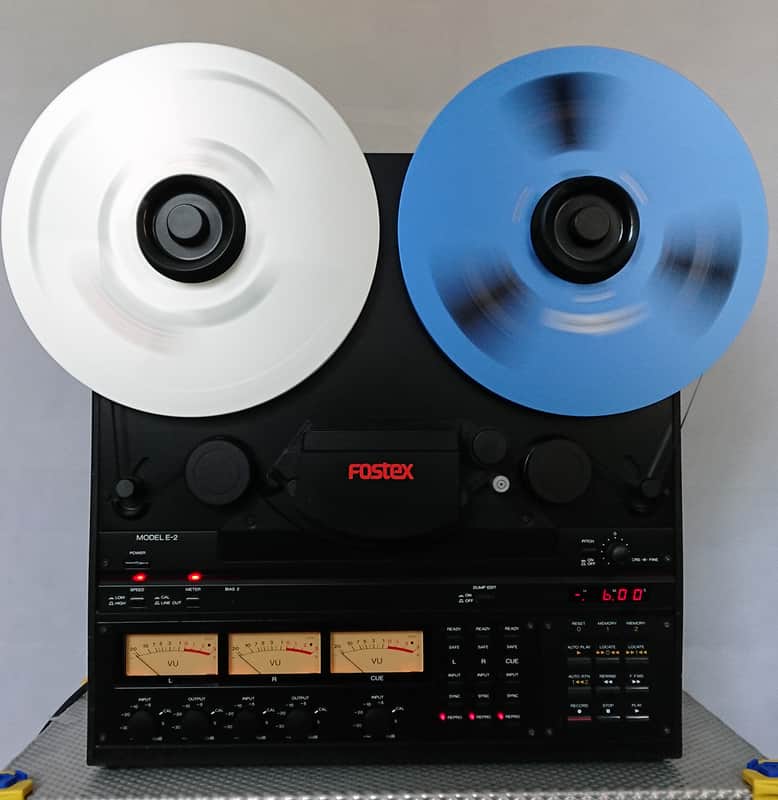 Fostex E-2, 2-track (half track), High Speed (7.5 & 15 ips), completely overhauled, calibrated and aligned late 90s - perfect image 1