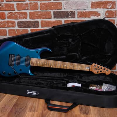 Ernie Ball Music Man JP15 7-String John Pettruci Signature Sweet Water Exclusive in Sapphire Iris 2024 w/OSSC image 2