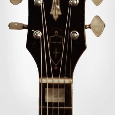 Guild Starfire V Semi-Hollow Body Electric Guitar (1964), ser. #33582, original black hard shell case. image 5