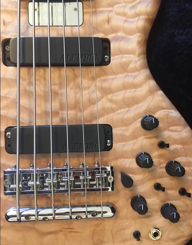 2018 Alembic Wave 6-string bass - immaculate, unique, many custom upgrades image 1