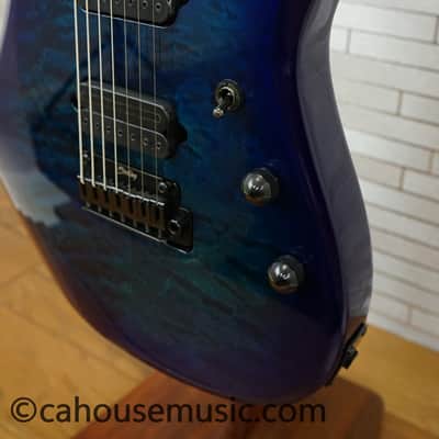 Sterling JP157D QM John Petrucci Signature DiMarzio - Cerulean Paradise image 9